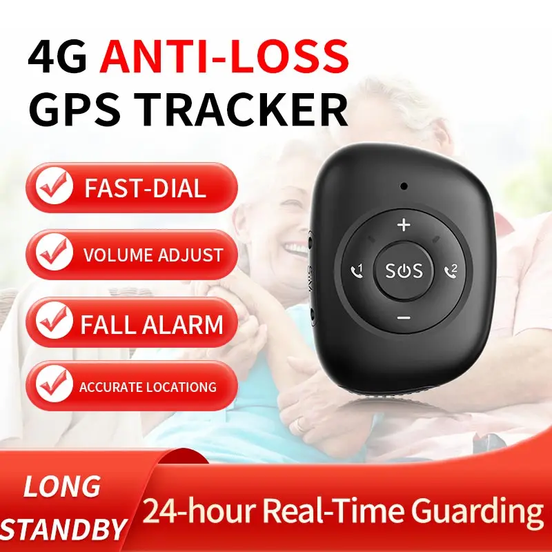 

RF-V50 4G Mini GPS Tracker Compatible with LTE/3G WCDMA/2G GSM SOS Alarm Two-way Voice portable Tracking device gps locator