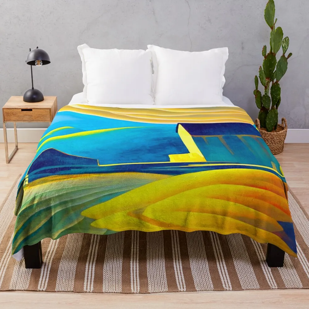 Ice House Coldwell Lake Superior - 1923 года Lawren Harris Vibante Edition пледы ретро-одеяла для кровати