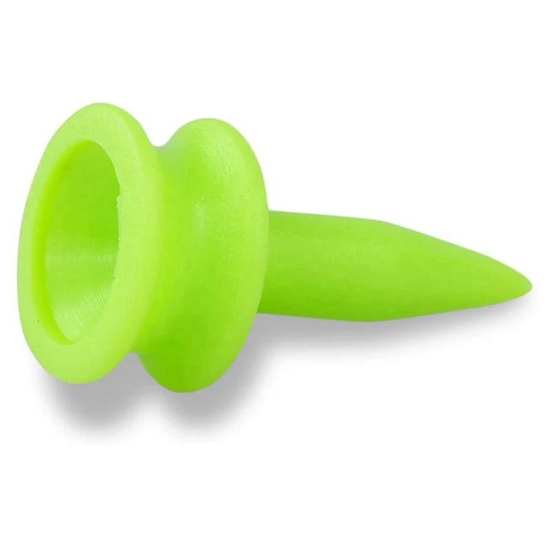 Понижающие футболки для гольфа 0 86 дюйма 300 шт. пластиковые маленькие (зеленые)