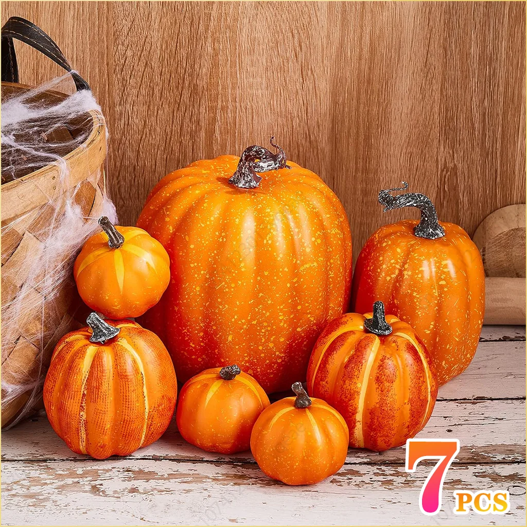 7 шт. искусственная Тыква для украшения сада
