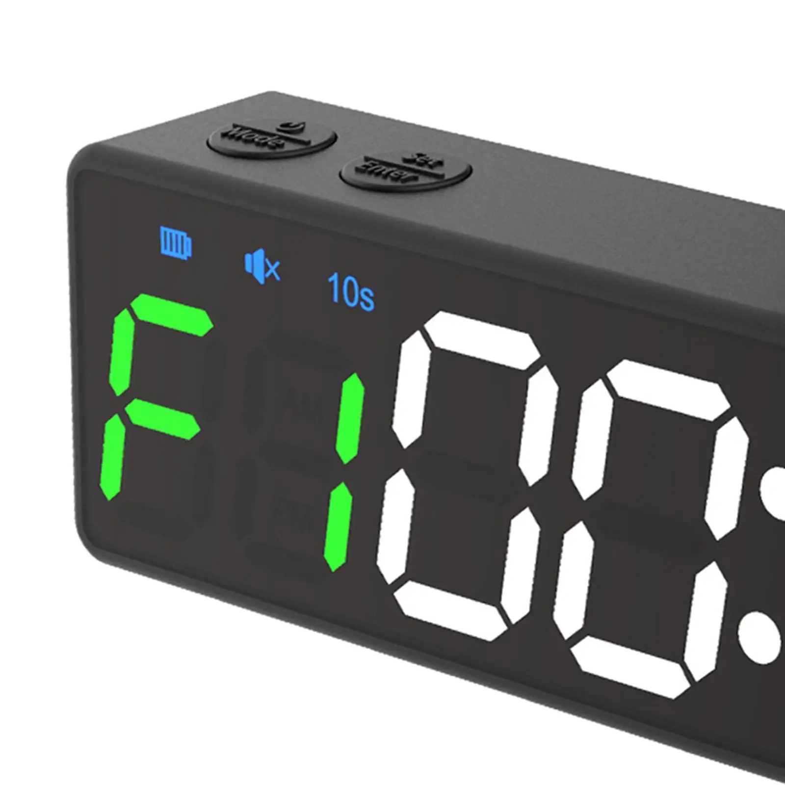 

Large Digital Display Portable Gym Timer Clock Non-deformable Interval Long Battery Life LED