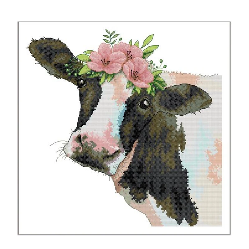 

Набор для вышивки крестиком «сделай сам», набор «сделай сам» с рисунком животных, 14 шт. подсчетов, домашний декор