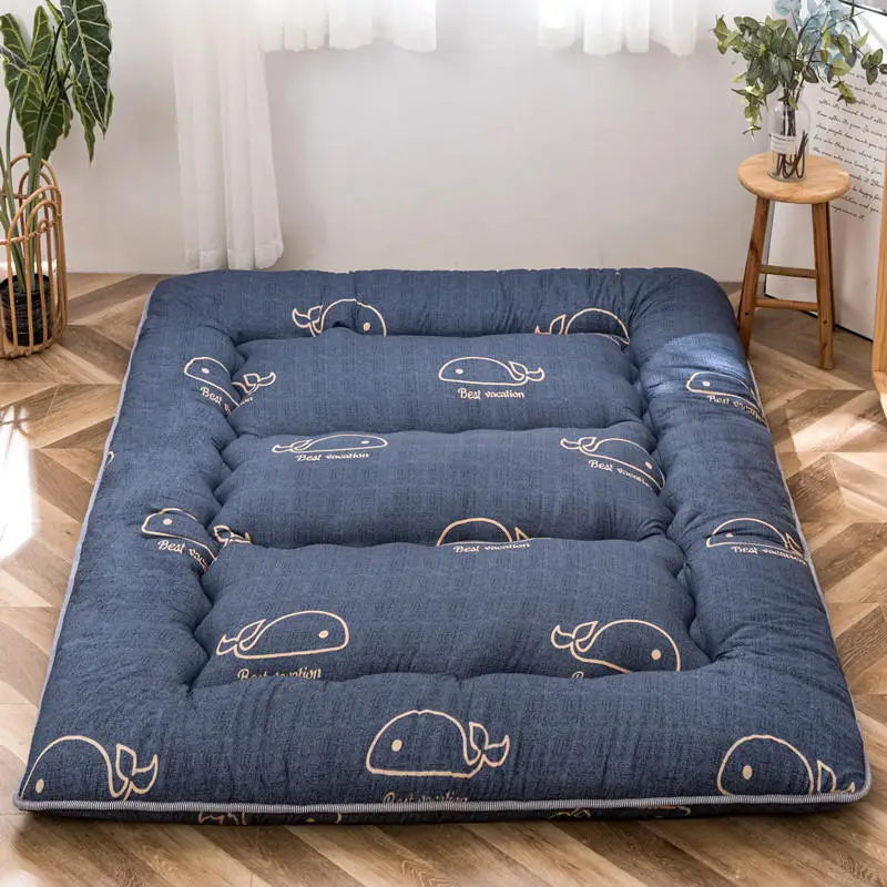 Мягкий матрас-футон утолщенный коврик татами домашний напольный складной для