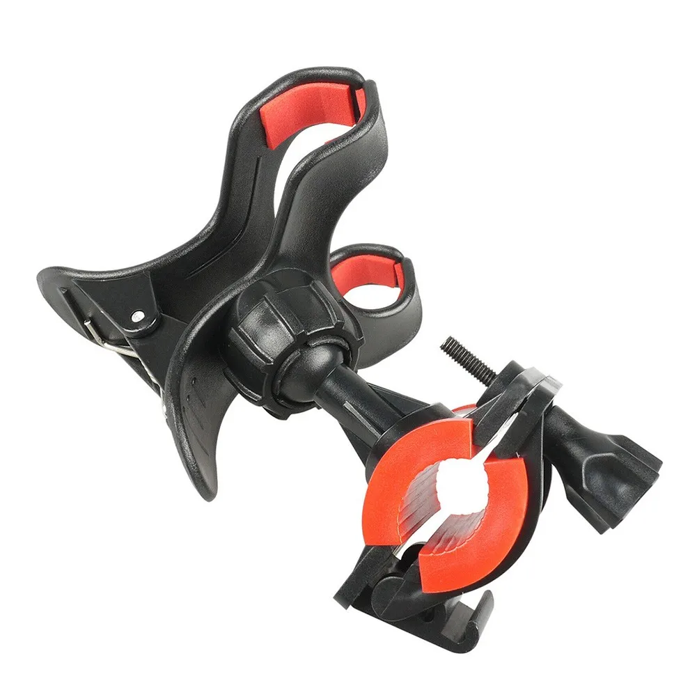universal microphone mic stand bicycle motor bike cell phone holder stand handlebar clip 360 degree rotating for rehearsing free global shipping