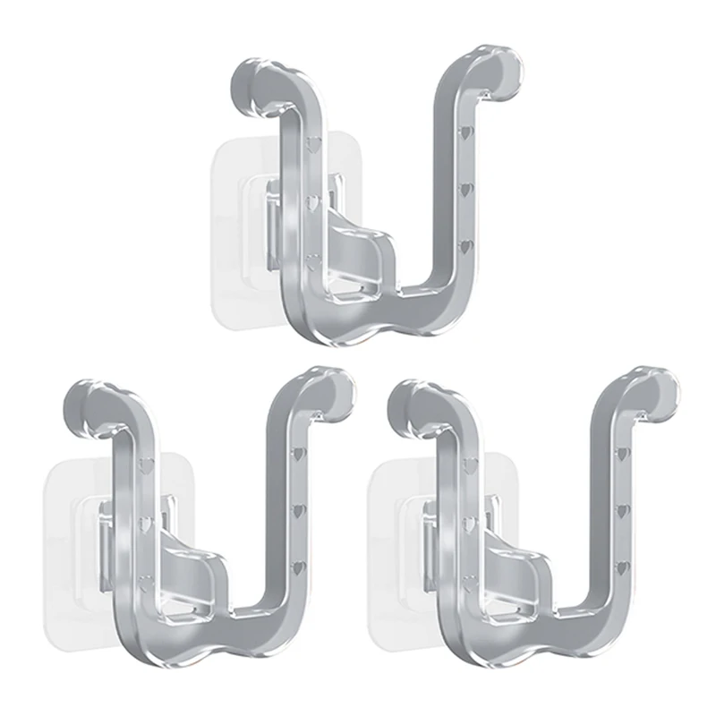 

Крючки для тапочек белые пластиковые