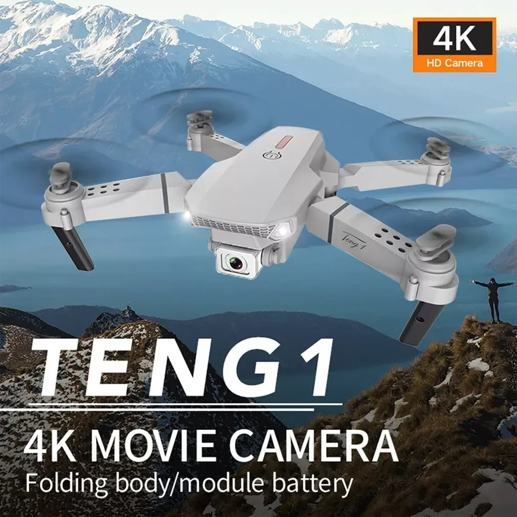 

Drone Pro E88 4k avec caméra haute définition, WiFi FPV, pliable, 2.4G, 6 axes RC, quadcopte, maintien d'altitude, hélico