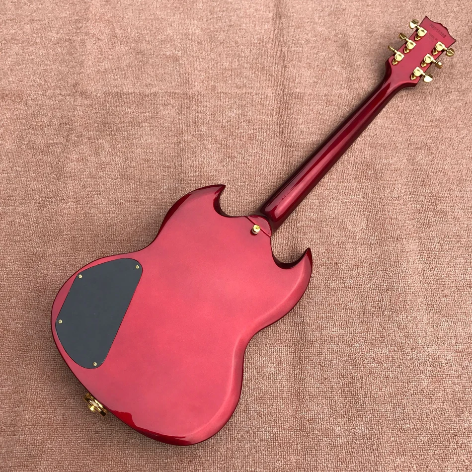 Электрическая гитара с грифом из палисандра золотая фурнитура 3 пикапа