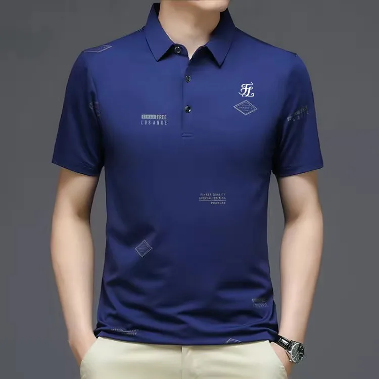 2023 Golf Men's Short Sleeve T-Shirt Golf wear Men Sports casual Golf apparel Outdoor loose Fashion tees Summer golf polo shirt