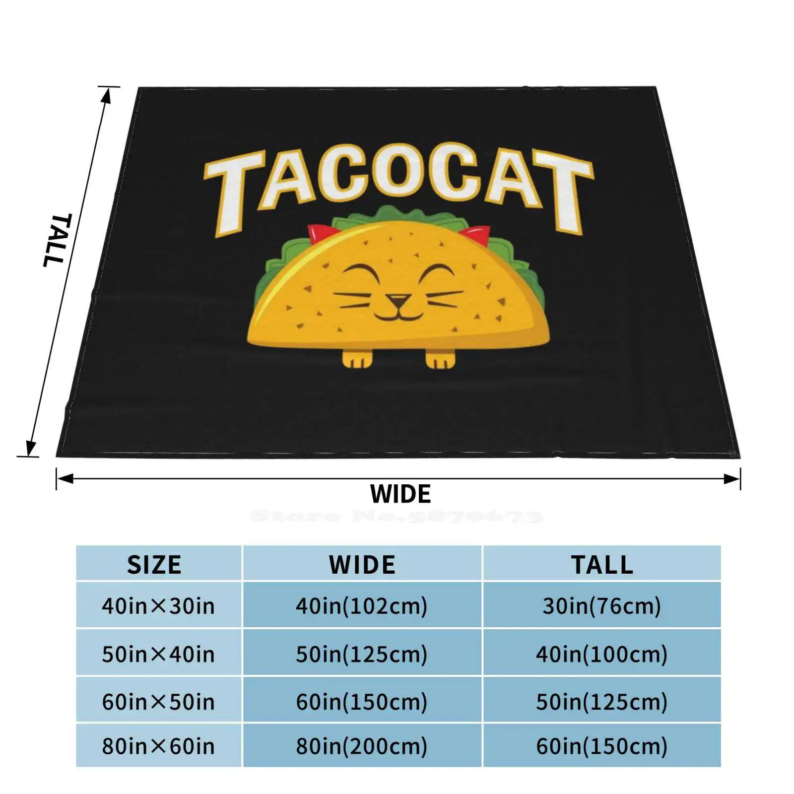 Милое Tacocat новое продаваемое фланелевое мягкое одеяло с индивидуальным принтом