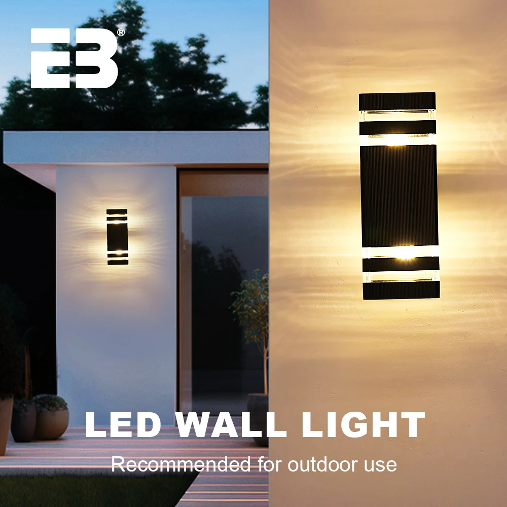 Ebuybest внешняя искусственная настенная лампа E27/E26 светодиодный внешнее настенное