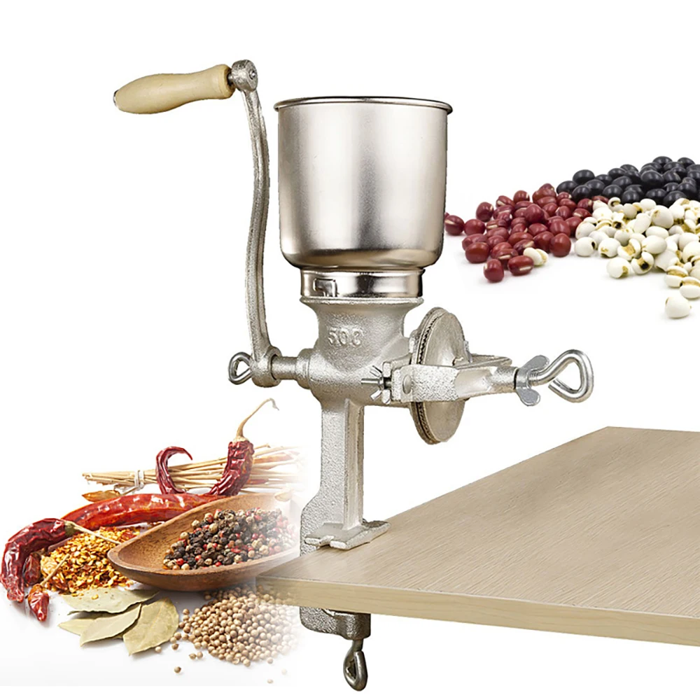 

Home-brewed beer adjustable hand-cranked barley malt mill barley malt crusher beer raw materials accessories