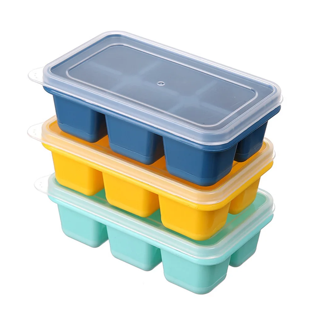 

Ice Cube Artifact Ice-making Mold Household Silicone Ice Tray With Lid Ice-making Box Ice Mold Cameo Mold Cube Mold