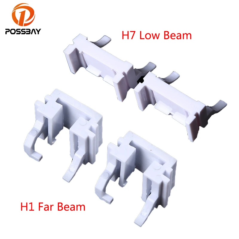 Светодиодные лампы ближнего света POSSBAY HID H7, адаптер для Ford Focus MK2 MK3, дальний свет 2009 H7, адаптер для фары, розетка