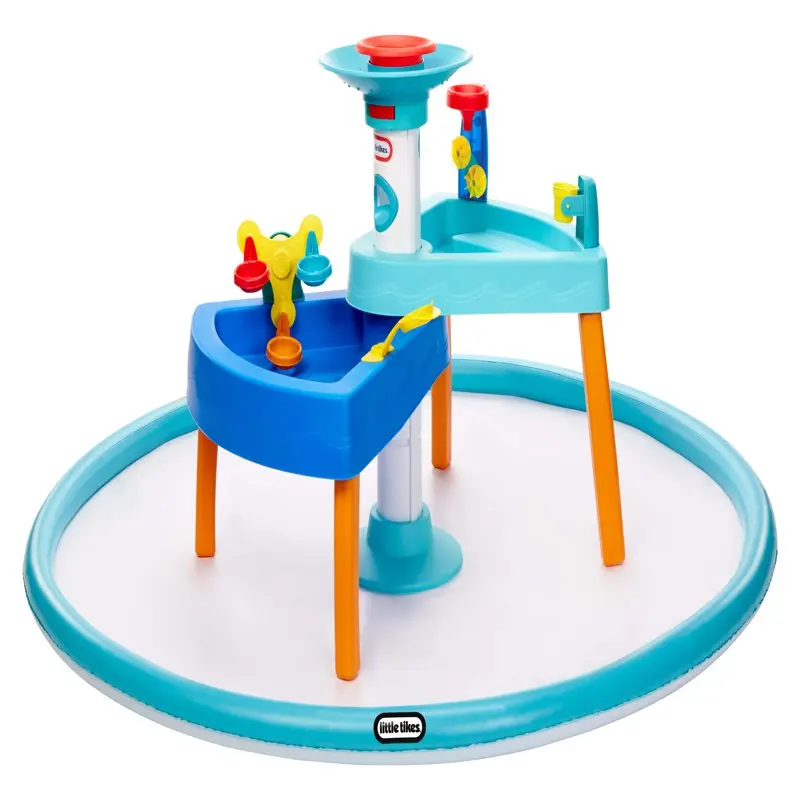 

3-in-1 Splash 'n Grow Outdoor Water Play Table with Accessories and Splash Pad for Kids, Children, Boys & Girls 3+ years