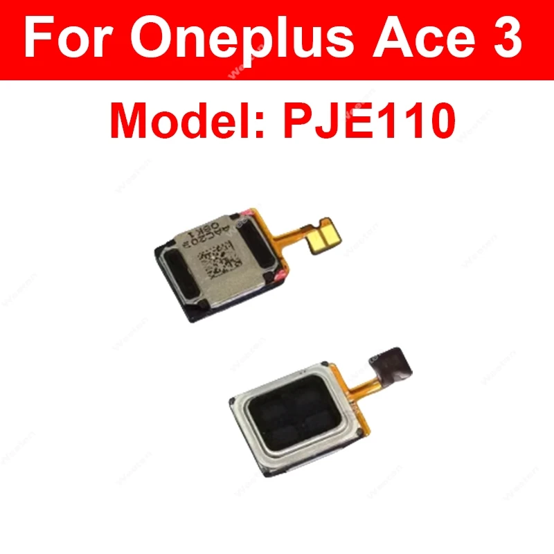 Динамик динамика для OnePlus 1+ ACE Pro Ace 2 2V 3 3V 3Pro Racing Верхний динамик Ушной звук Гибкий