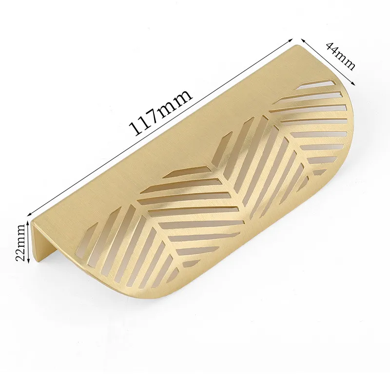 

Ручка в форме листа, золотые матовые полые ручки, ручка для мебельного шкафа, цинковый сплав, 40 мм/96 мм, золотой ящик для шкафа с винтами