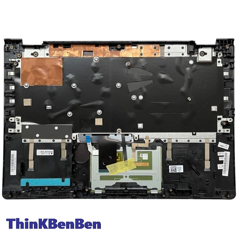 DE немецкая черная клавиатура верхний корпус Подставка для рук чехол Lenovo Ideapad Yoga 510