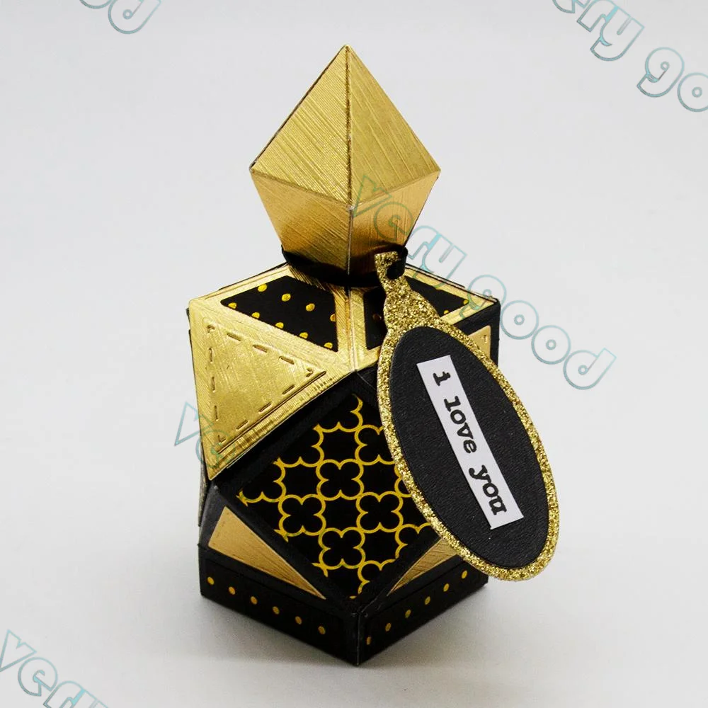 Привлекательные флаконы духов сладкий аромат металлические режущие штампы