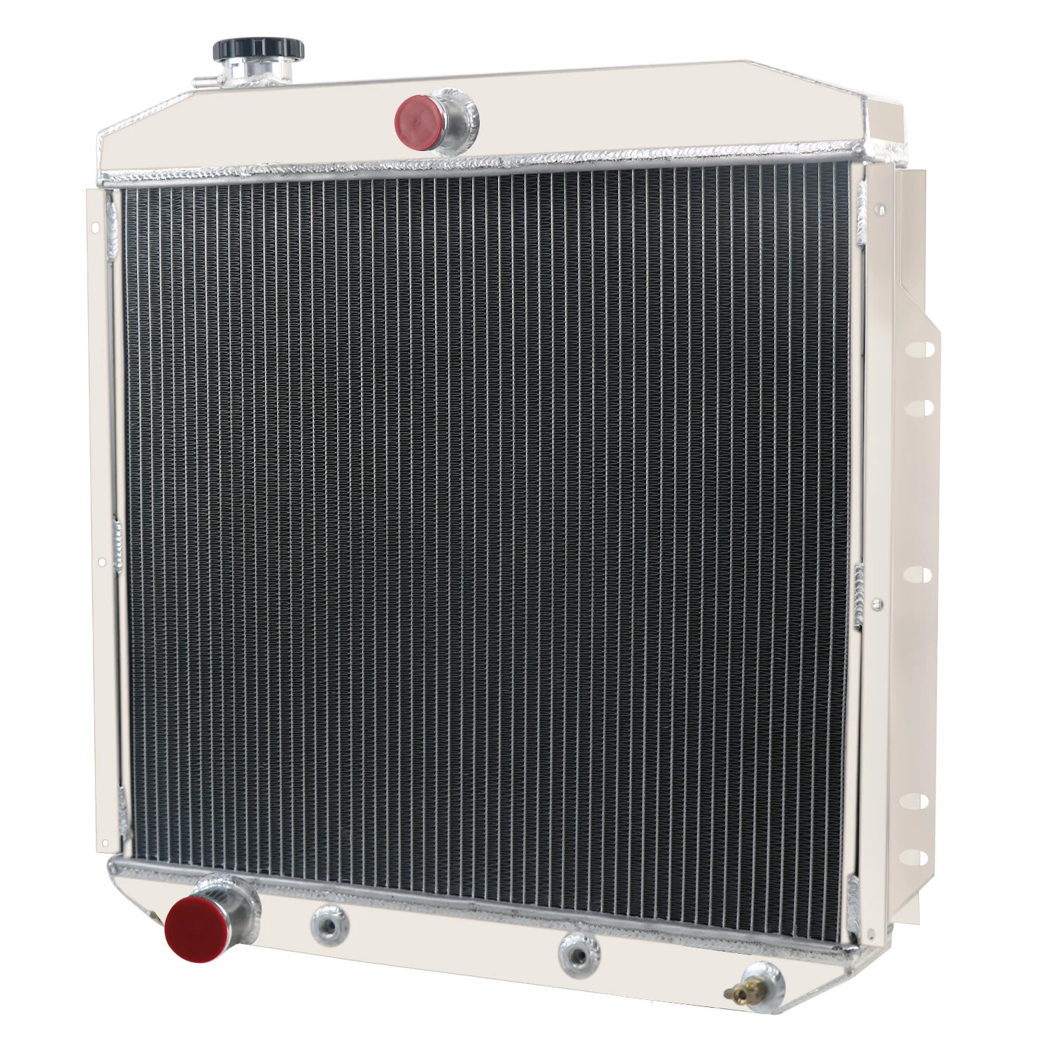 

4 Rows Aluminum Radiator For Ford F-100 F-250 F-350 V8 1953 1954 1955 1956