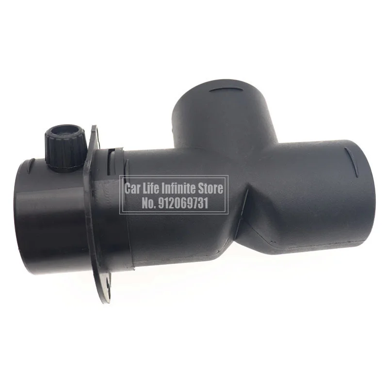 Т-образный выходной разъем Соединительная труба для воздуховода и клапана