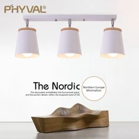 nordic modern ceiling lamps bedroom adjustable lights creative study aisle led wooden wall lamp and ceiling lamp black and white
