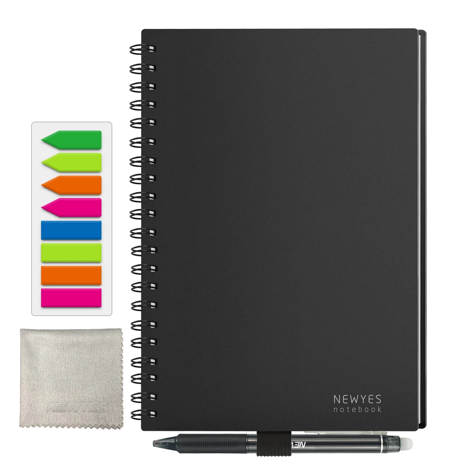 

B5 Smart Erasable Notebook Paper Reusable Wirebound Cloud Storage App Connection With Pen School Office Supplies