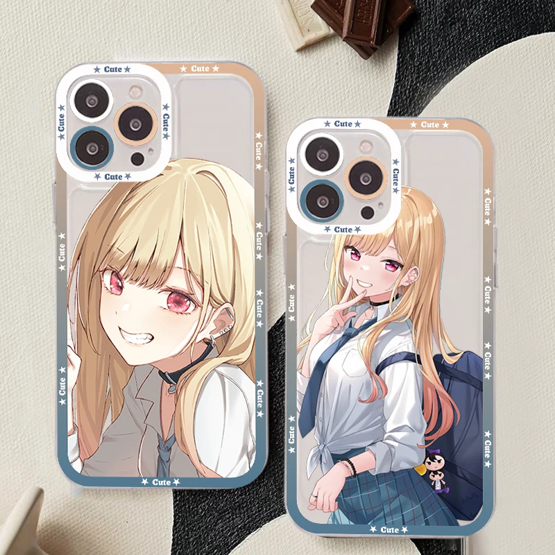 

Anime My Dress Up Darling Kitagawa Marin Phone Case For IPhone 14 13 12 11 Pro Max XS X XR SE 2020 6 7 8 Plus Mini Protective