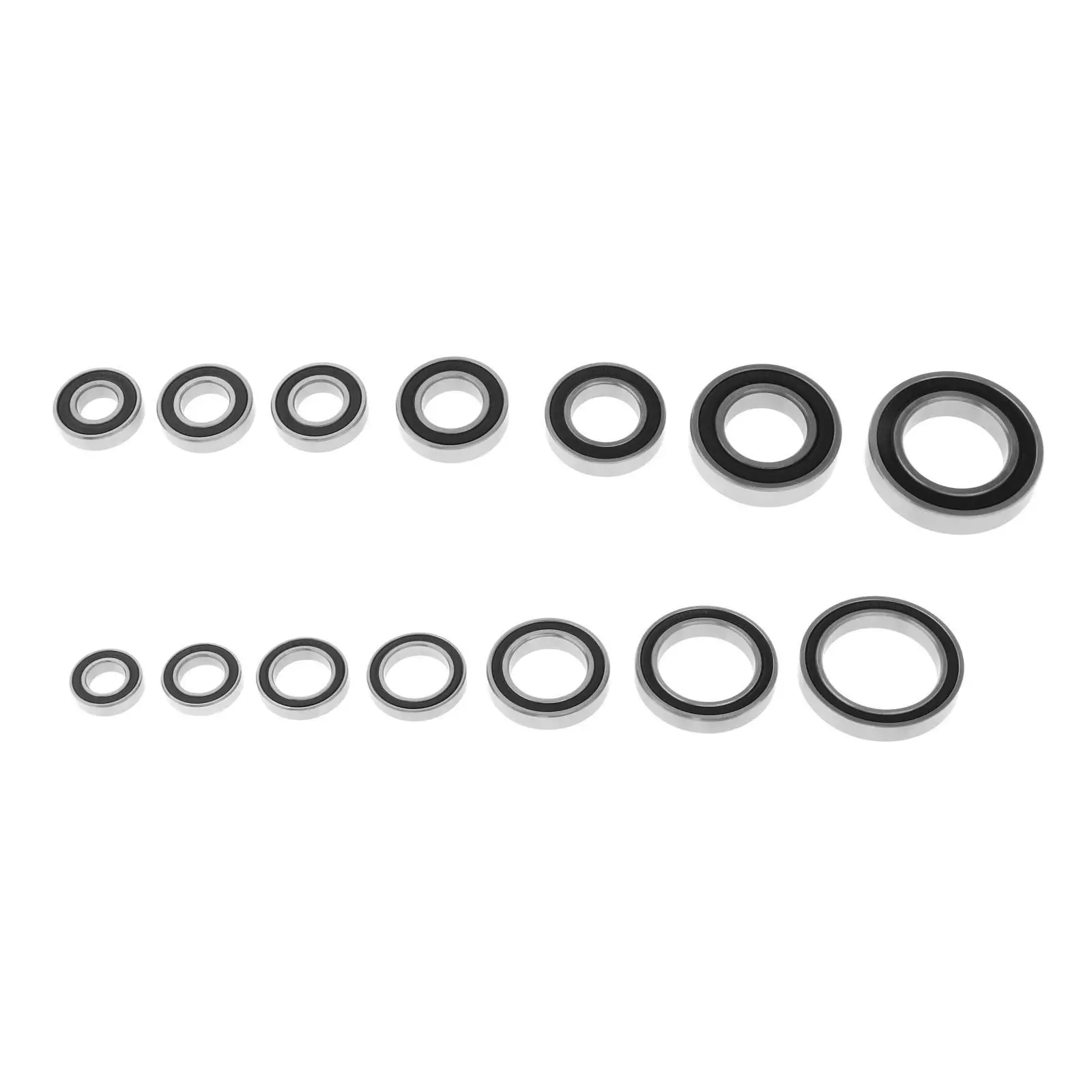 

10 Pcs Double Bearings, Pre-Lubricated and Stable Performance and Cost Effective, Ball Bearings