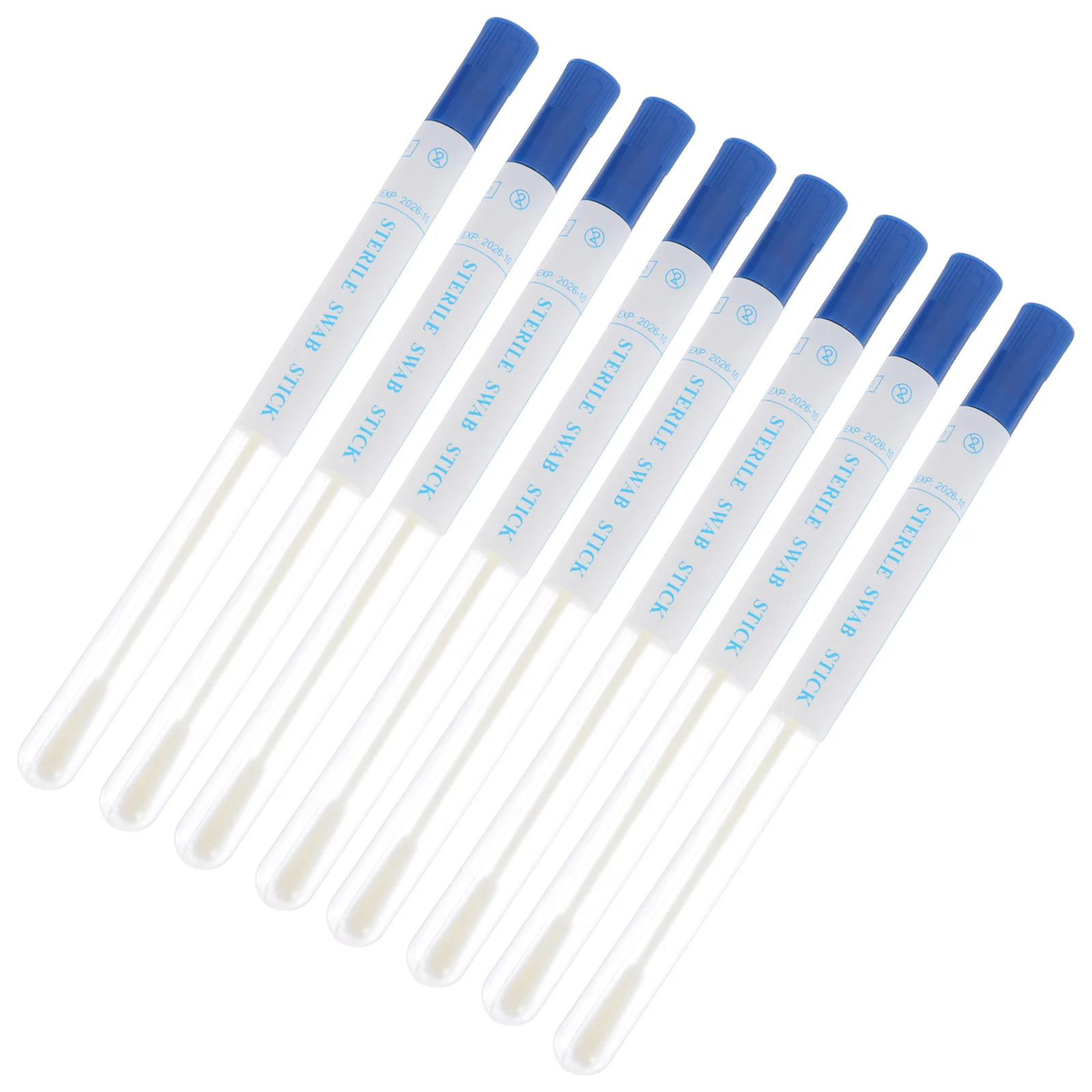 

50 Sets Sampling Swab Accessory Convenient Pharynx Swabs Scale Portable Sterile Multi-function Throat Plastic Supply Disposable