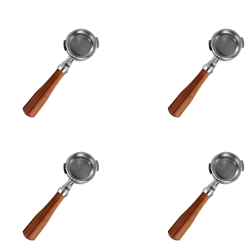 

4Pcs 58Mm Coffee Bottomless Portafilter For GAGGIA Filter Basket Replacement Espresso Machine Accessory Coffee Tool B