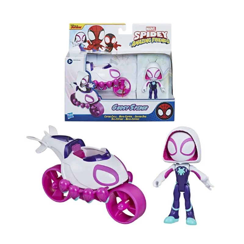 Экшн-фигурка Hasbro Marvel Spidey and His Amazing Friends Человек-паук Майлз Моралес детские игрушки
