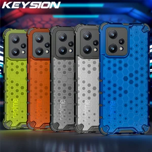 KEYSION Shockproof Case for Realme 9 Pro+ 9i 8i C35 Transparent
Honeycomb Phone Back Cover for OPPO Reno 7 Pro Z 5G Find X5 Lite 3.07
USD