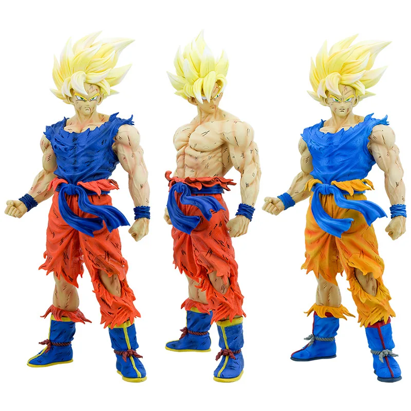 

Figurine Anime Dragon Ball Z KD Super Saiyan Battle Goku Vegeta 42CM Figure Model Statue Ornament