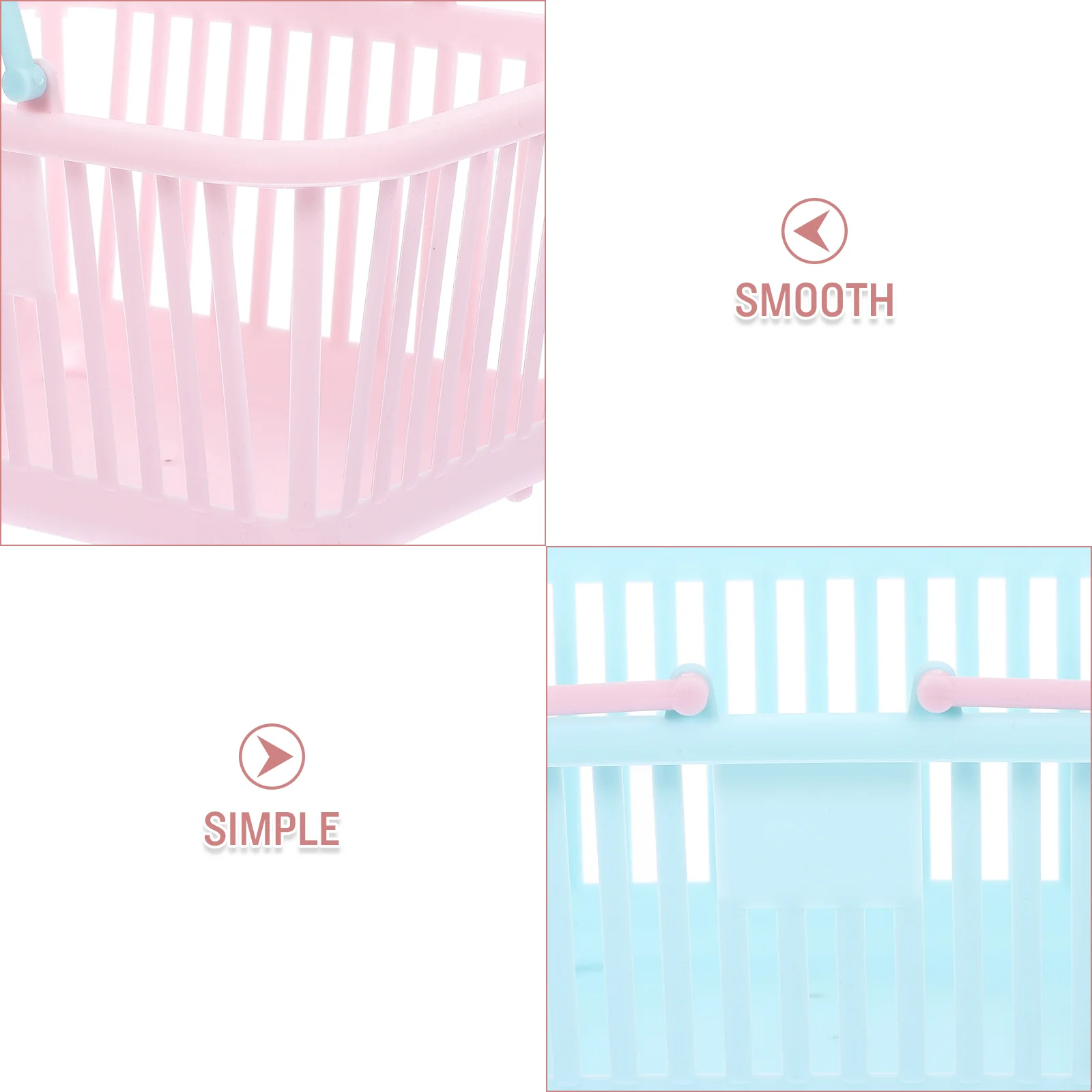 4- шт. корзина для хранения мини-шоппинг небольшой магазин контейнеры продуктов