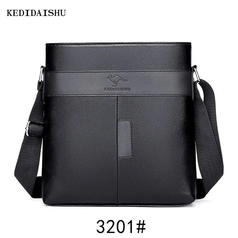 Luxury Men PU Leather Shoulder Bag Fashion For Crossbody New Designer Messenger Bags Male Luxurious Brand Men's Handbag