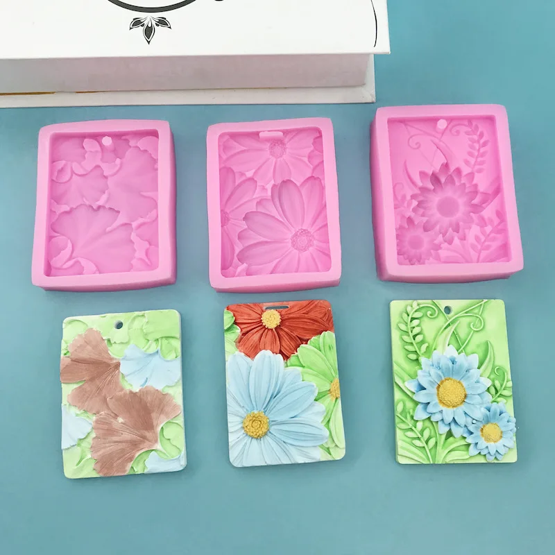 

Daisy Chrysanthemum Ginkgo Chocolate Mould Candy Fondant Resin Art Cookie Baking Cake Decorating Tools Silicone Soft Mold