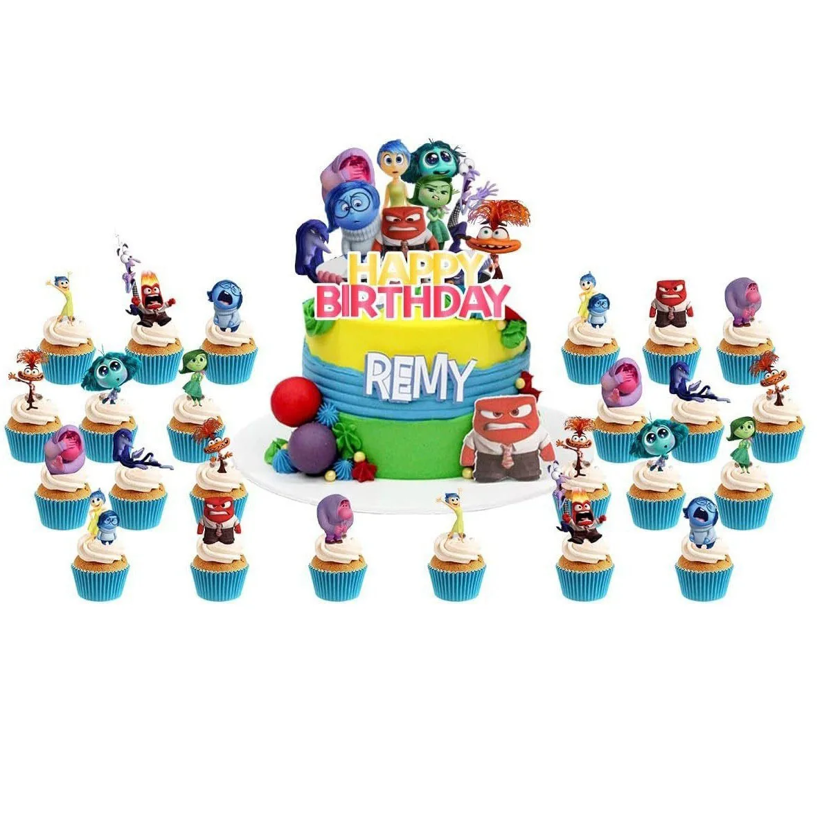 Наружные 2 топпера для торта Детские Поделки студийное украшение детей дня