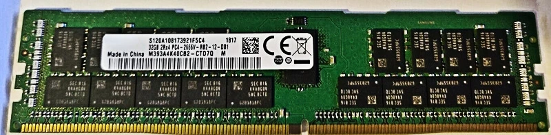 

Оперативная память 32G 2RX4 2666V DDR4 ECC REGServer