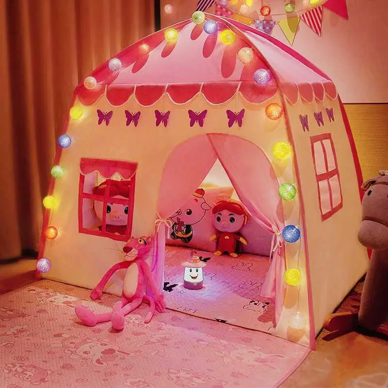 Детская палатка Детский Игровой Домик принцессы большая комната для ползания