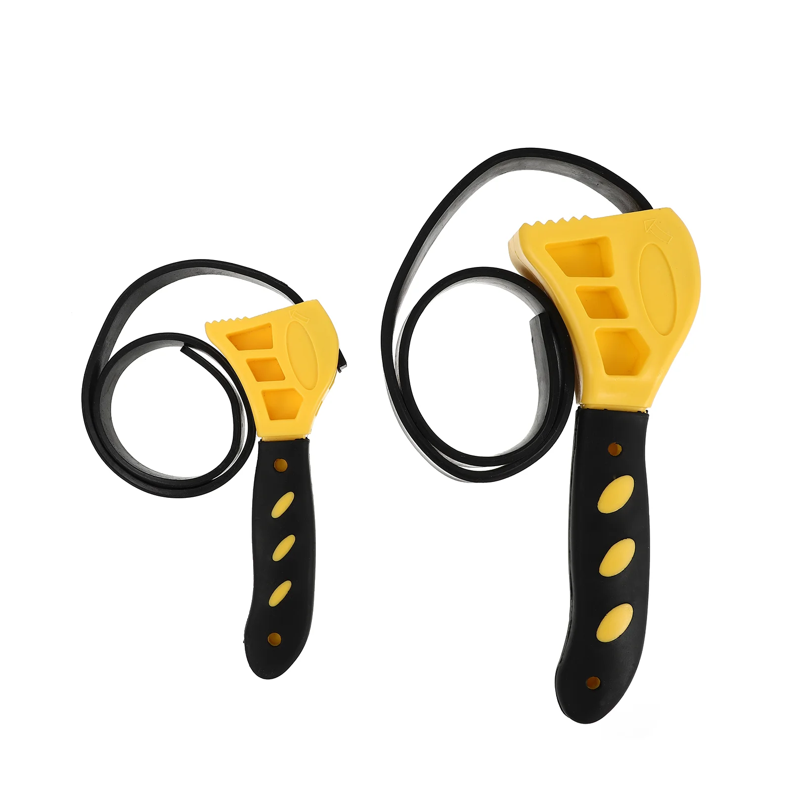 

2Pcs Multi-function Car Repair Belt Wrenches Rubber Strap Wrenches (Yellow)