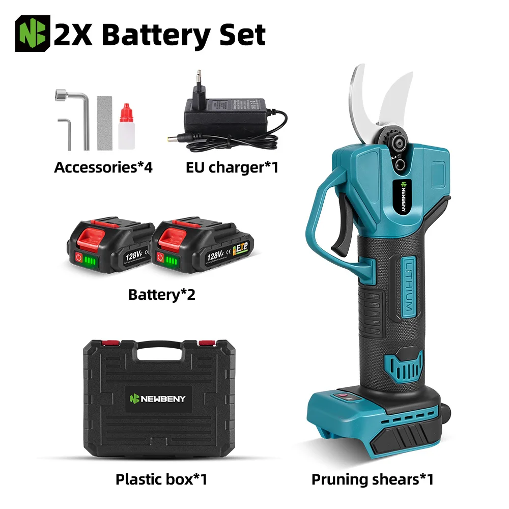 

NEWBENY Электрические секаторы 30 мм 2 передачи для Makita 18 В