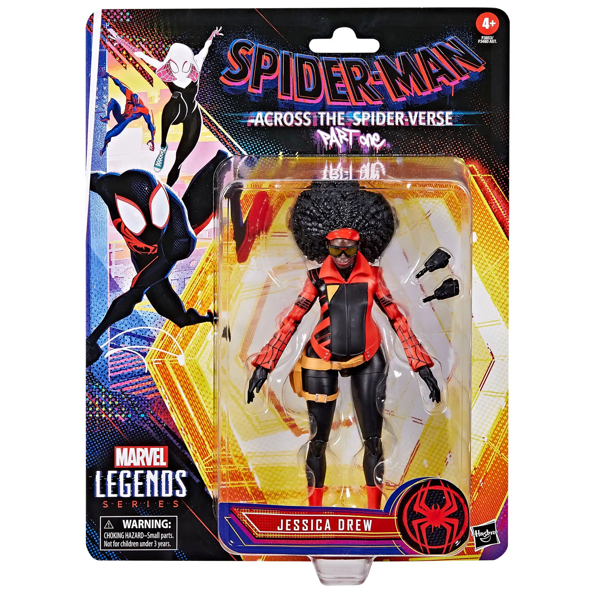 

In Stock Original Hasbro Spider-Man: Across The Spider-Verse Marvel Legends Jessica Drew 6 Inch Action Figure