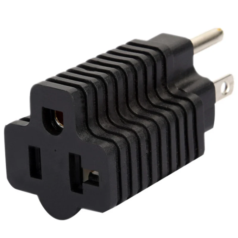 

10pcs US USA AC Power Adapter NEMA 5-15P TO 5-20R Connector Converter Male To Female PDU UPS Conversion Plug Socket 15A