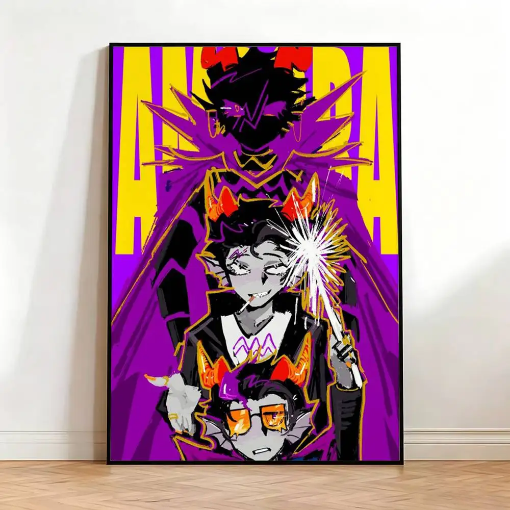 Фото Постер «Аниме H-Homestuck» высокого качества, эстетичное украшение для общежития и гостиной, настенные наклейки, подарок №3
