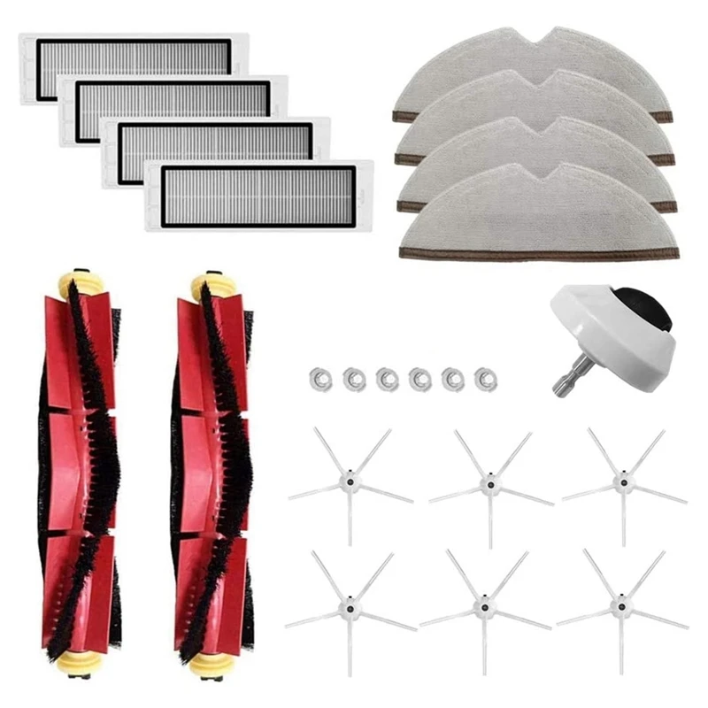 

Replacement Parts Main Brush Side Brushes Hepa Filters For Roborock S5 S6 S50 S51 Robot Vacuum Cleaner Accessories
