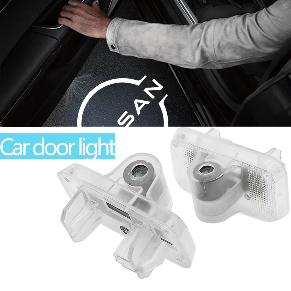 2 шт. автомобиля приветственный свет дверь логотип лампа для Nissan Teana J31 X-trail T3 T31 Murano