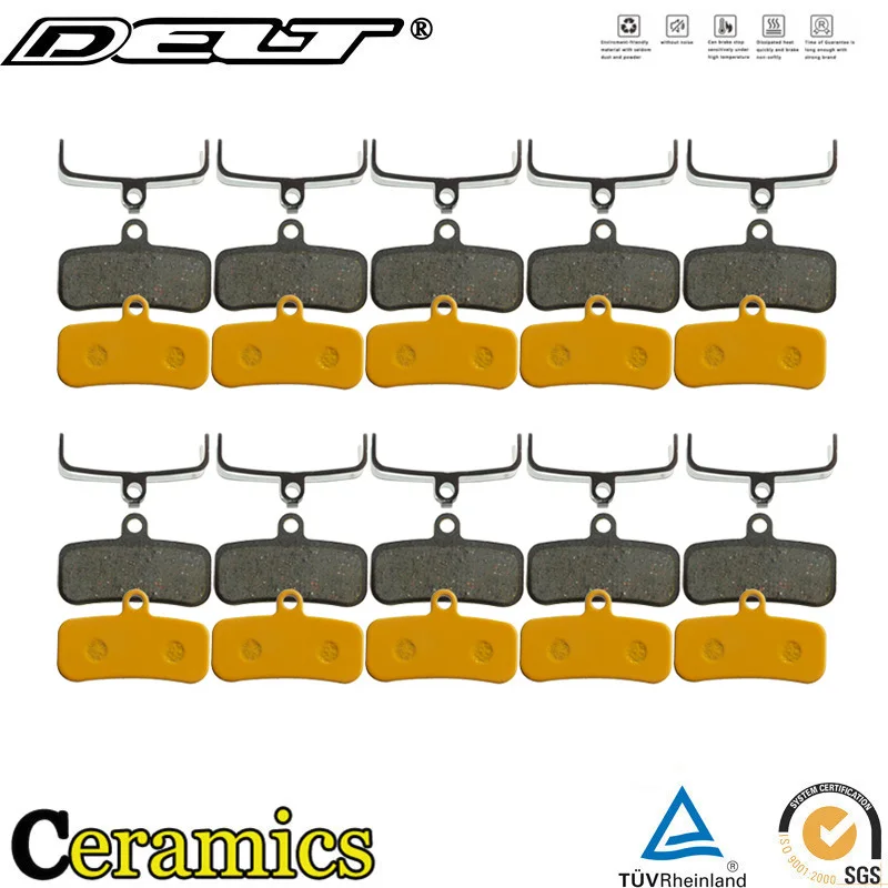 

10 Pair Ceramics Bicycle Disc Brake Pads FOR SHIMANO Saint M810 M820 ZEE M640 H01 MTB Mountain E-BIKE Accessories