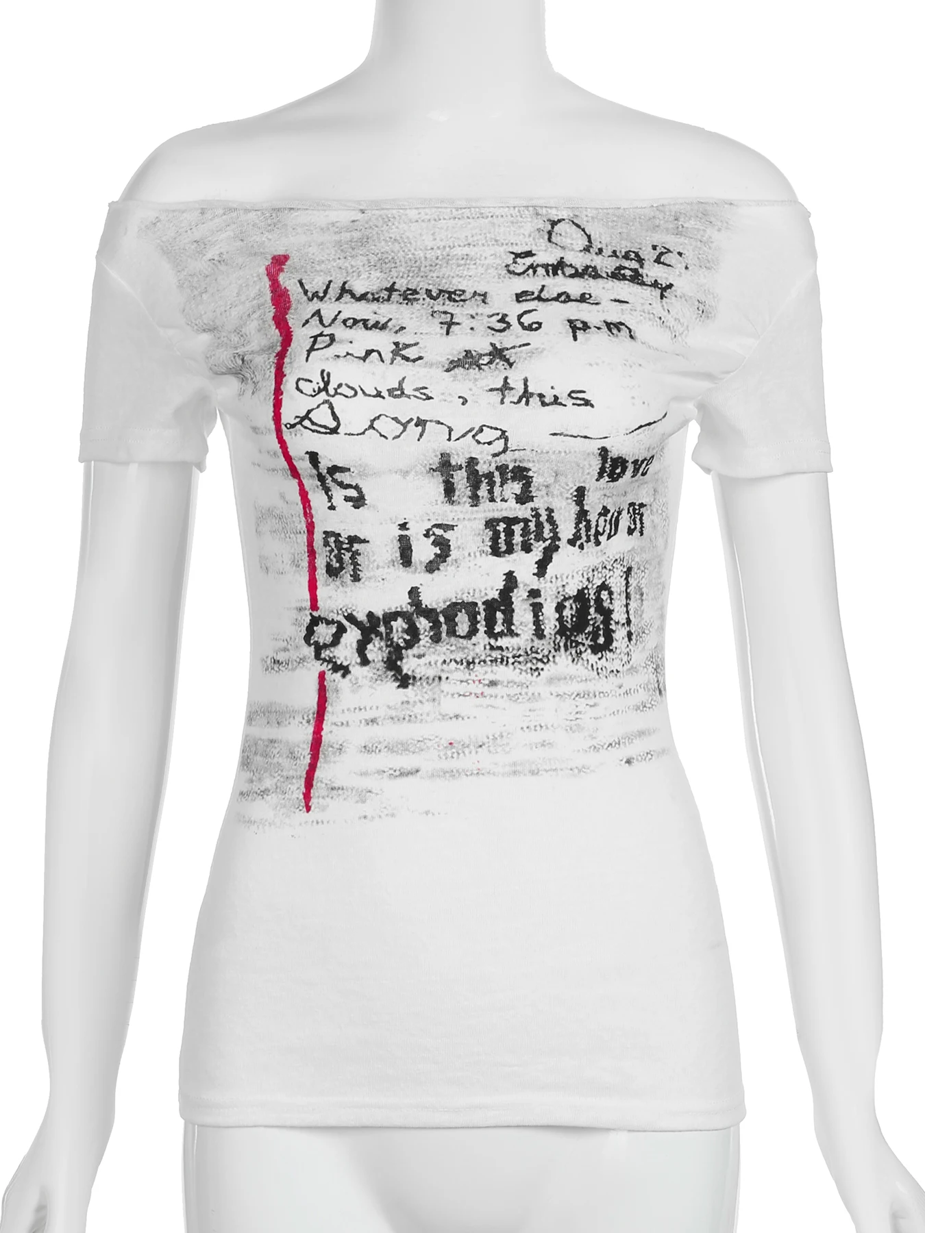 Повседневная футболка IAMSURE с принтом персонажа облегающие футболки открытыми