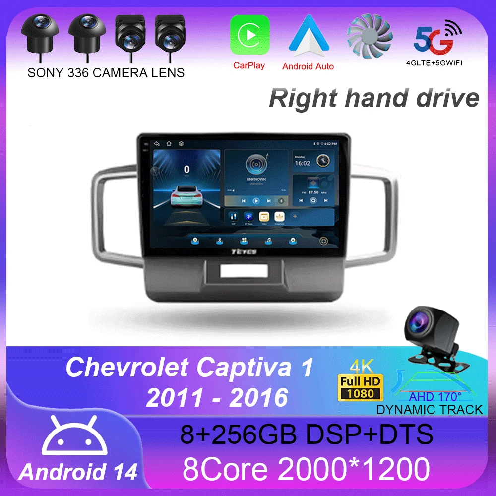 Для Honda Freed 1 2008-2016 правый руль Carplay 4G + WIFI GPS автомобильный радиоприемник навигация