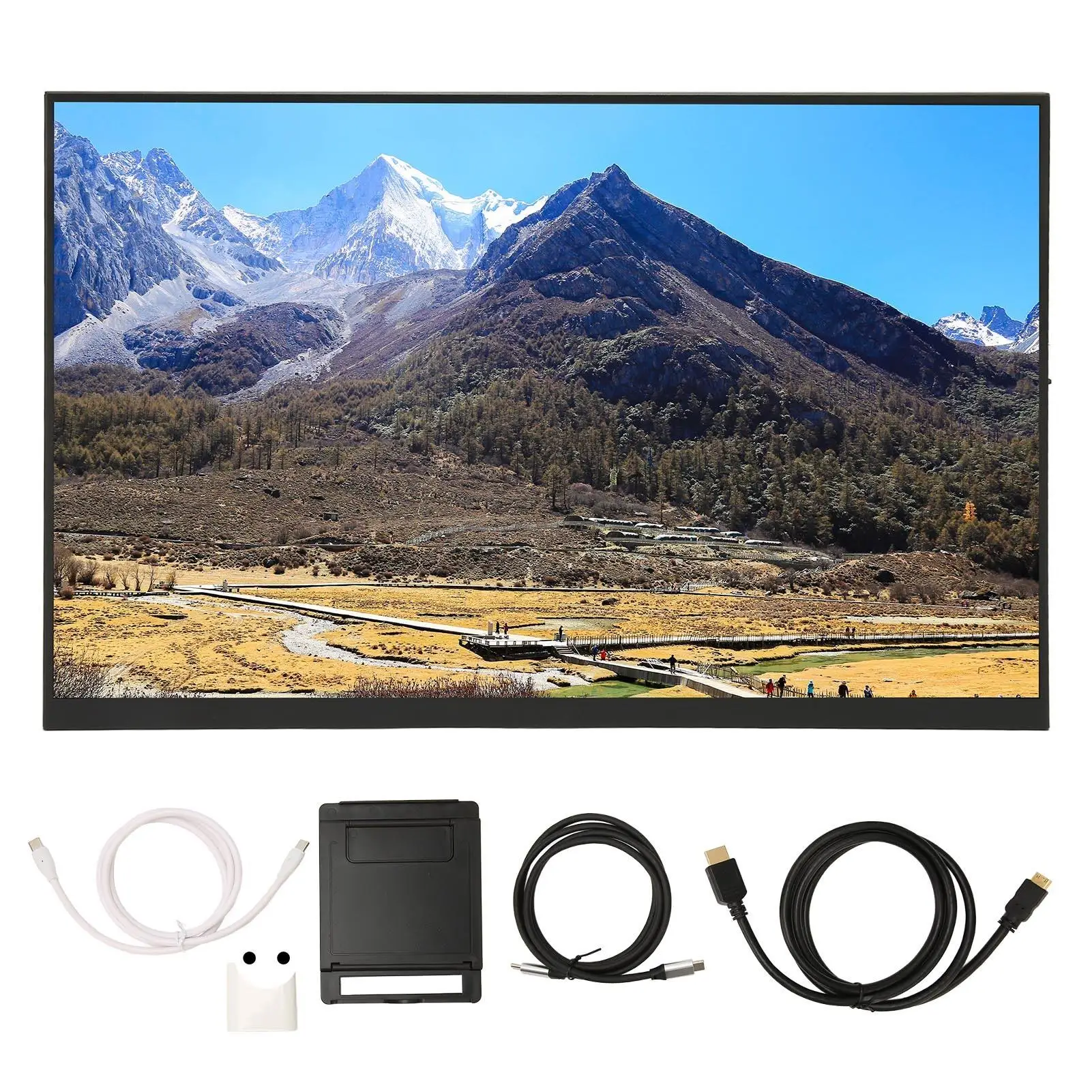 18 дюймов 2 5 K 144 Φ с Type C HD мультимедиа 3 мм двойные динамики настенный портативный